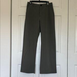 Zara Olive Green Wide-Leg Trousers